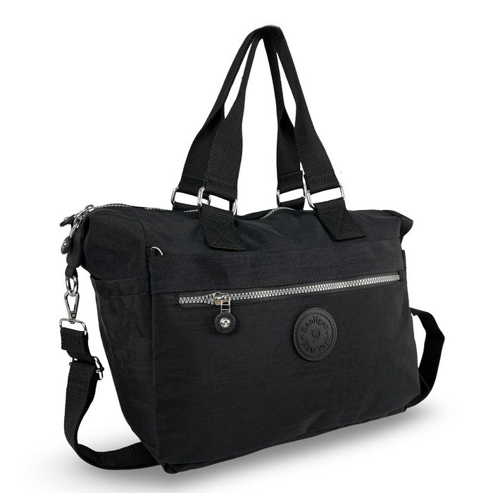 C-B 8619L-Cross Body Bag-Black 12.5'