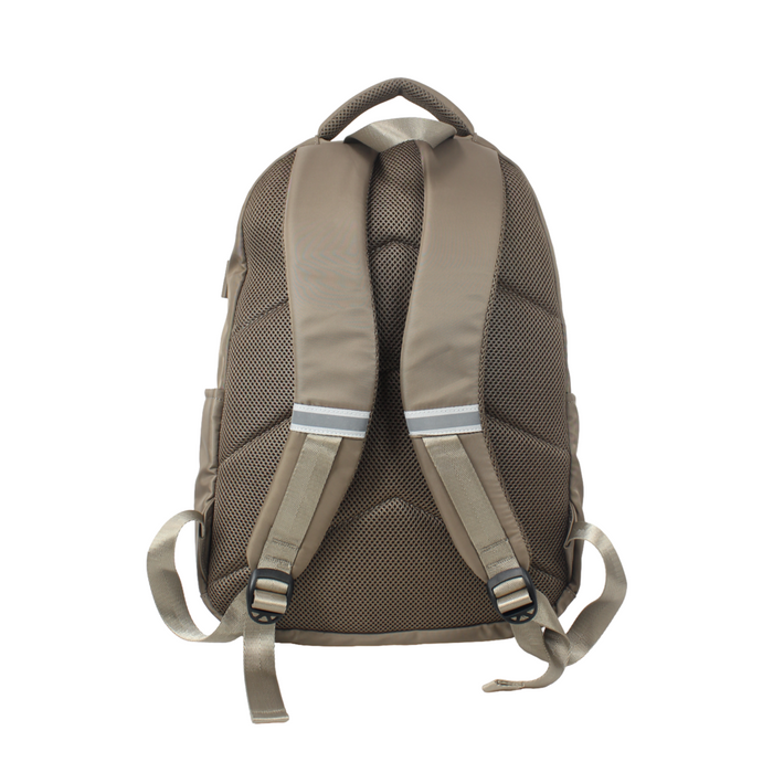 17 Inch Backpack Brown Everyday School Bookbag Travel Day Bag B642