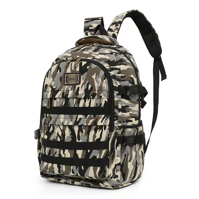 B-BQ 6119 Canvas Backpack-Black