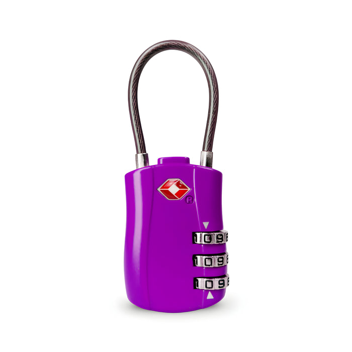 SKG 527B TSA 3-Dial Lock-Purple