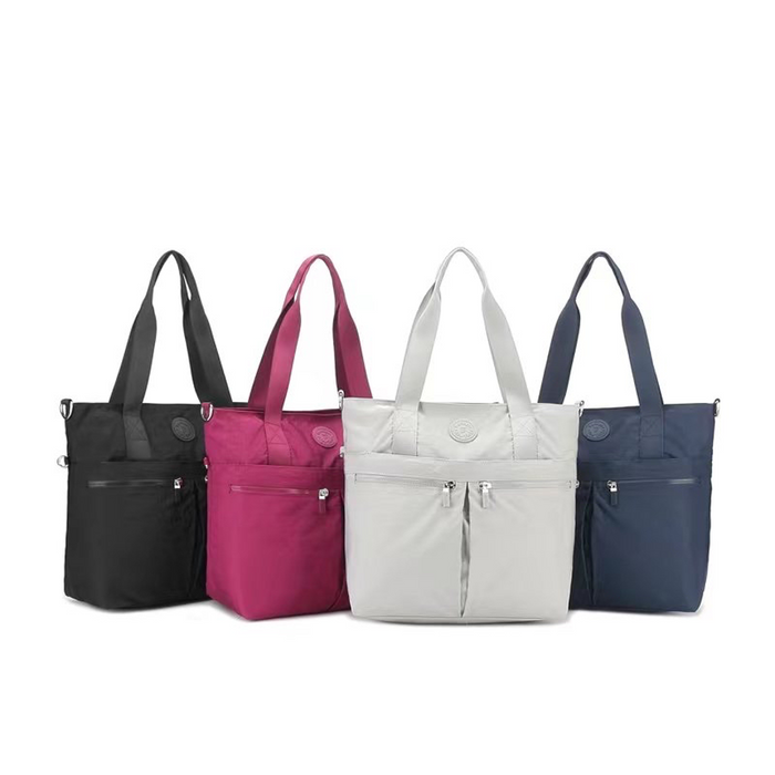 Tote Bag Light Grey Shoulder Purse Handbag Womens Travel T-B8508