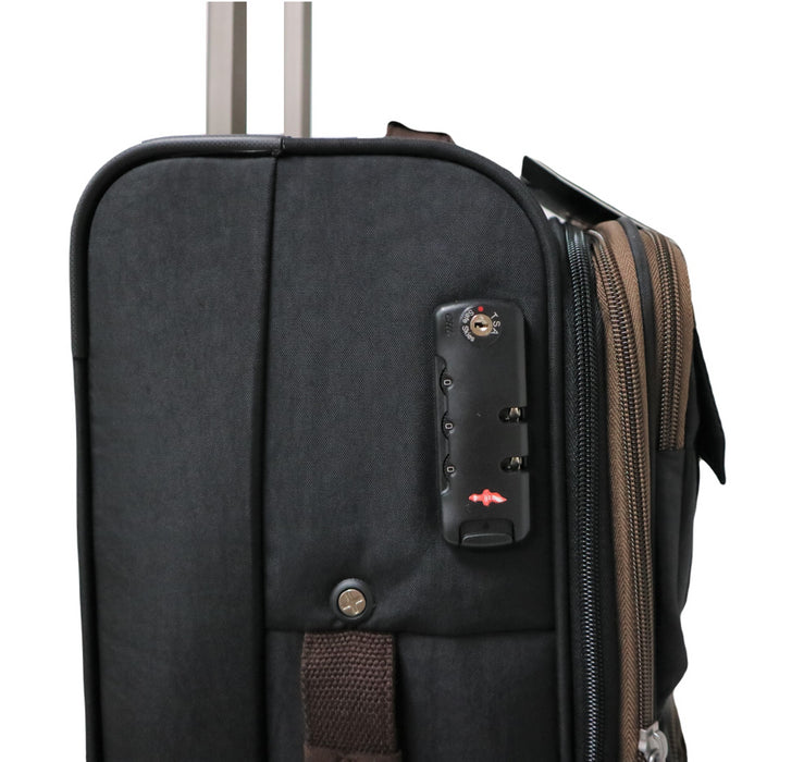 L-6658 3-pc Luggage-Black