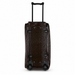 20 Inch Crocodile Embossed Wheeled Duffel Bag for Travel - Coffee Brown