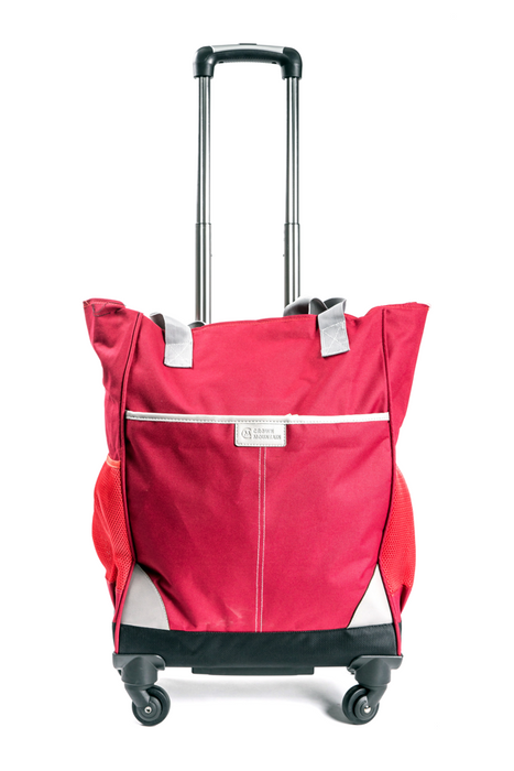 Rolling Duffel Bag Travel Wheel Bag - Red