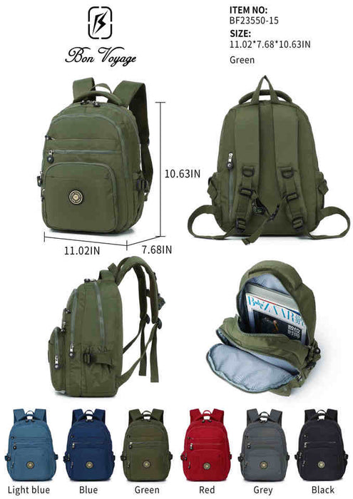 15" Backpack - School & Travel Bag