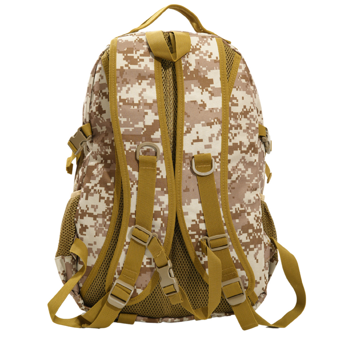18 Inch Camouflage Backpack - Sand Camou