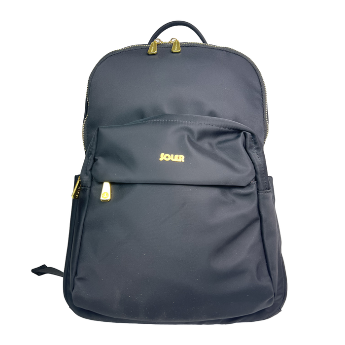 15 Inch Backpack Black Casual School Bookbag Everyday Daypack PA502X