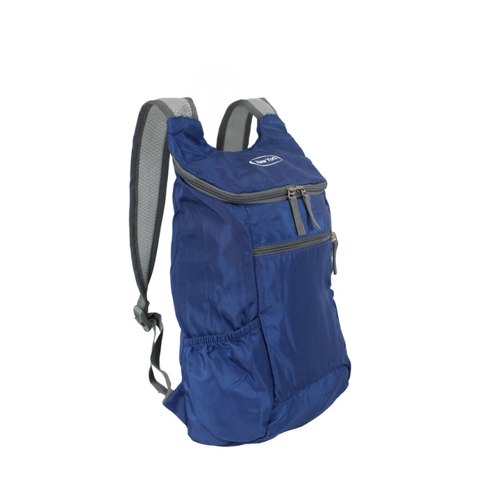 B-B 11039 Packable Backpack 16"- Blue