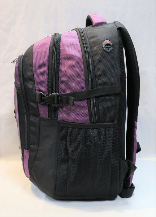 B-BT 5545 Backpack 18"-Black/Purple