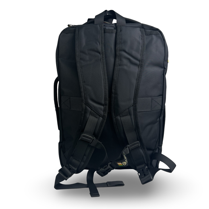 B-2792 Backpack & Messenger Bag 18"-Black