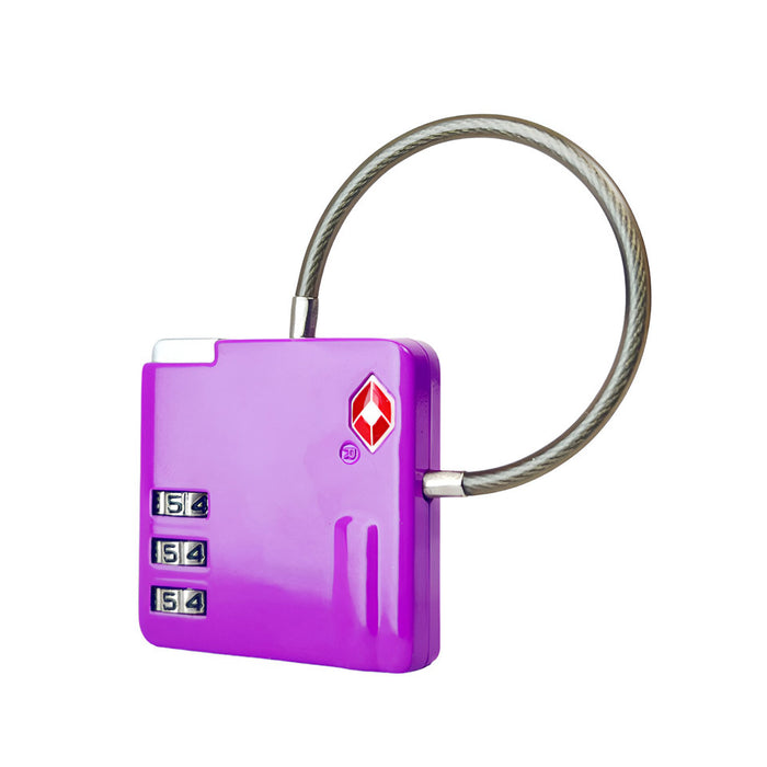 SKG 529B TSA 3-Dial Lock-Purple