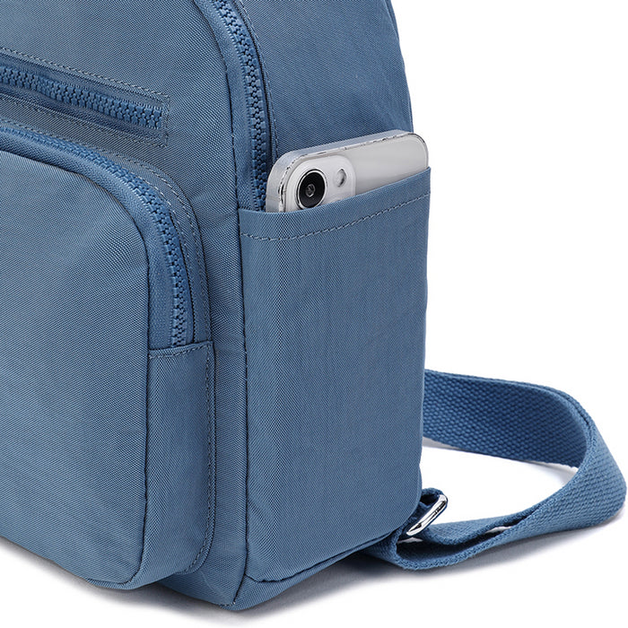 B-B 8672-Backpack-Blue 10"