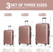 Luggage Set 3 Piece Hardside Spinner Suitcase 20 26 30 Inch TSA Lock L948A