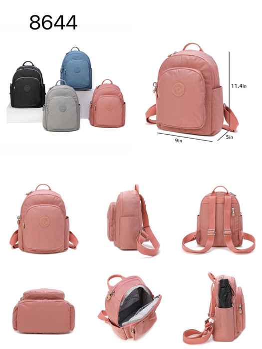 Mini Backpack 11 Inch Small School Bookbag Day Pack B8644