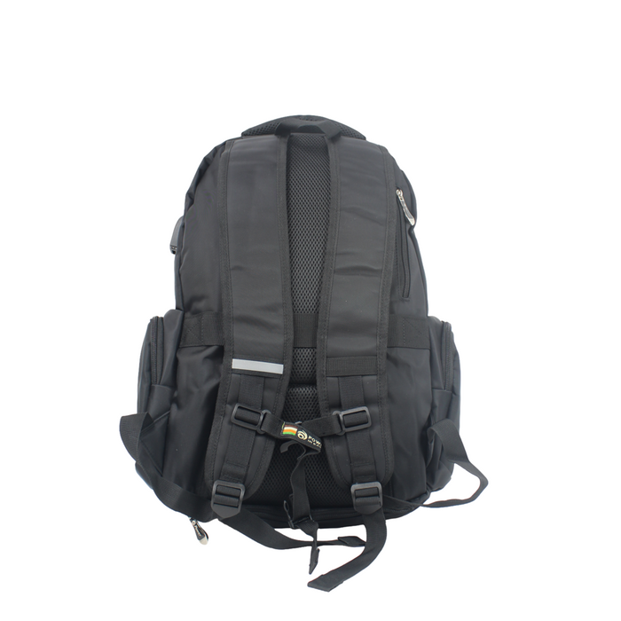 B-2729 Backpack 20"-Black with Rain Cover