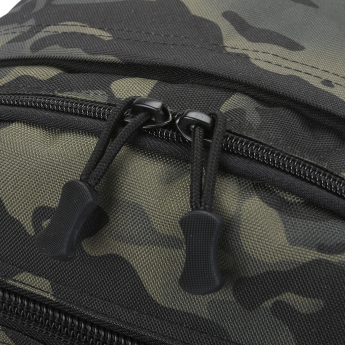 Camouflage Bookbag Day Bag - Black Camou