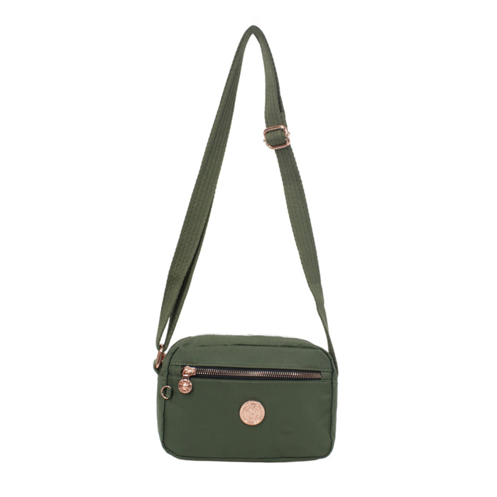 C-B 8716 Cross Body Bag-Green