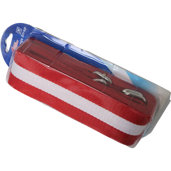 LS-ABA 3302 Luggage Strap-Red/White