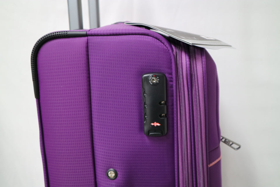 L-6651A 3-pc Luggage-Purple