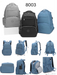 Backpack 18 Inch USB Port Final Sale School Travel Bookbag 8003