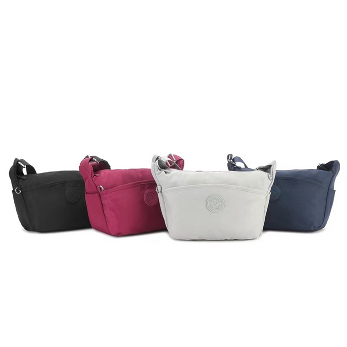 Lightweight Crossbody Bag - Everyday Travel Shoulder Bag - L/Grey