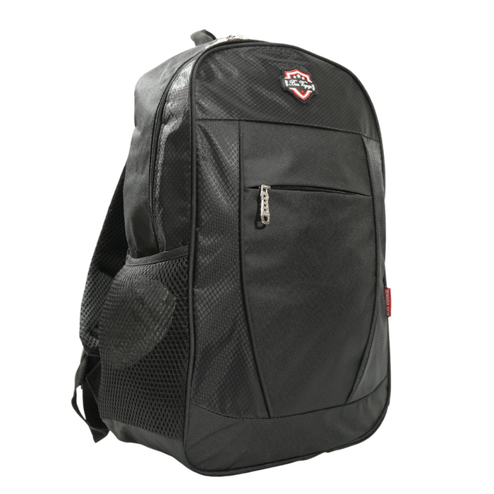 18 Inch Backpack Black School Bookbag Travel Everyday Day Pack 2440
