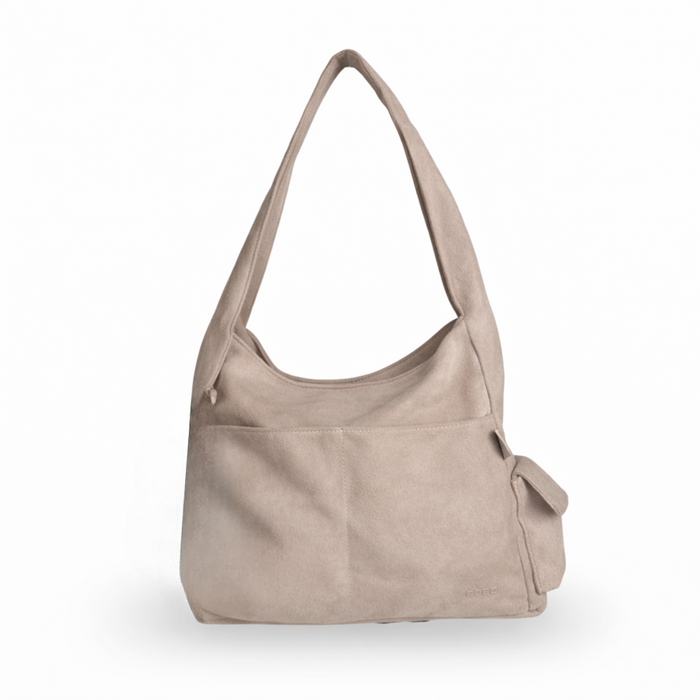 8921# Suede Handbag & Crossbody Bag – Soft Casual Everyday Shoulder Tote