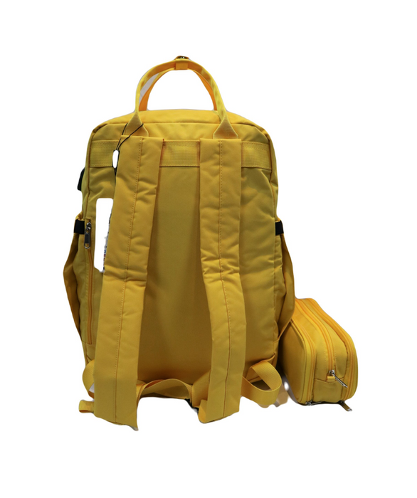 16.5 Inch Backpack Yellow School Travel Bookbag Casual Day Pack 2678