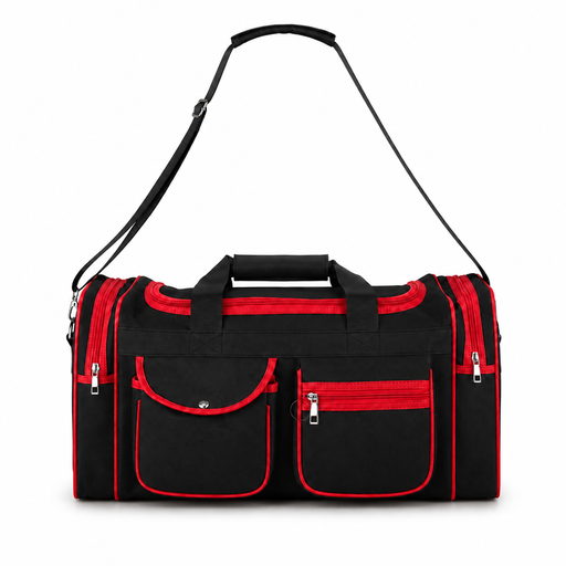 Travel Duffel Bag for Weekend Trips and Everyday Carry - Black