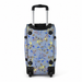 Black 20-inch rolling duffel bag with telescopic handle