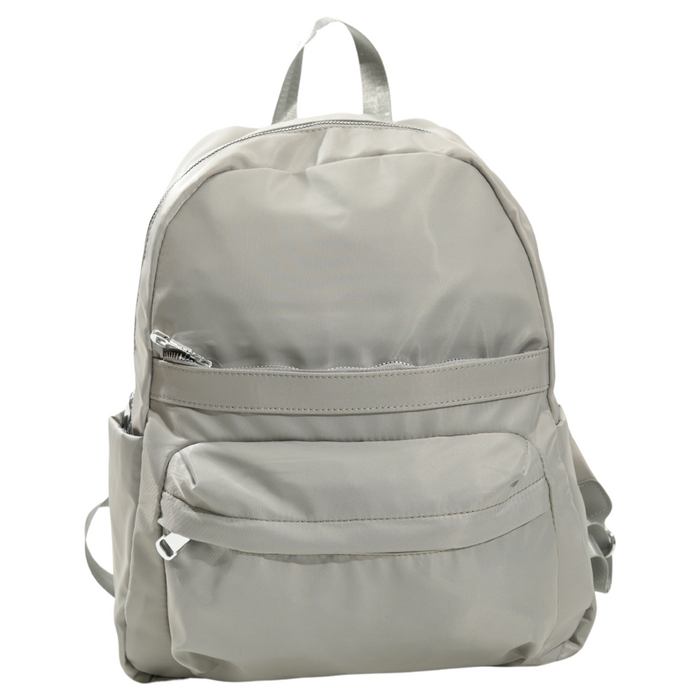14" Backpack - School & Travel Bag - Grey