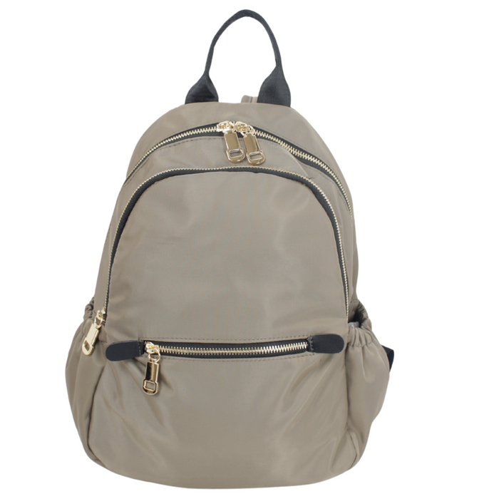 Mini Backpack Brown 12 Inch Small Travel Casual Daypack School Bag B2007