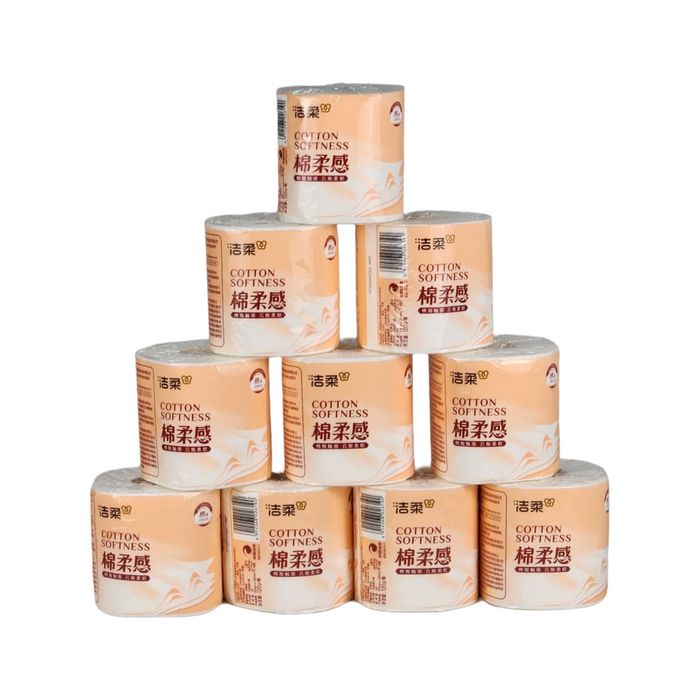 Tissue-DJ203-12 Toilet Paper-4ply12 rolls/packs 6 Packs/72 Rolls