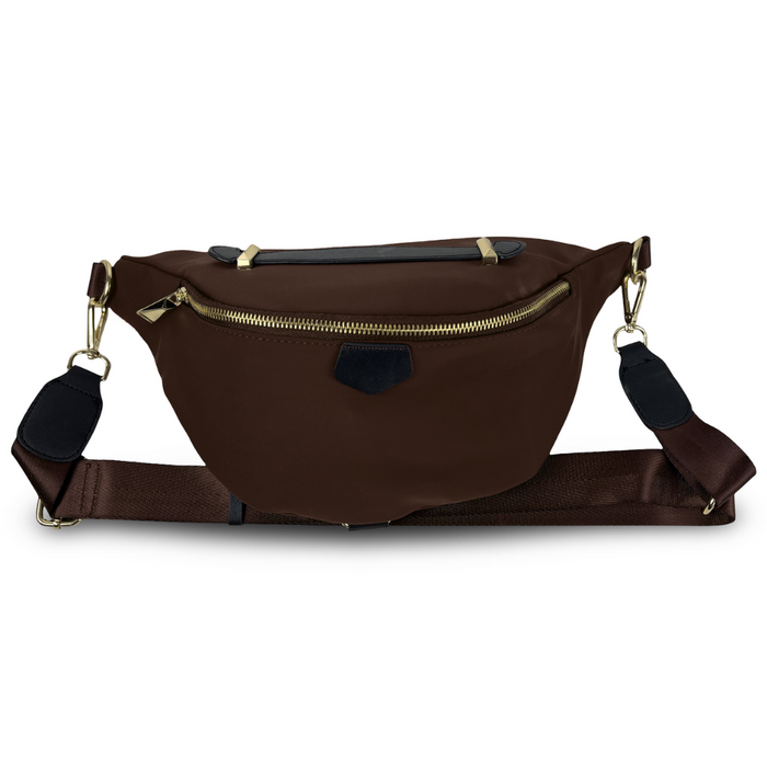 Waist-B 17061 Waist Bag-Brown