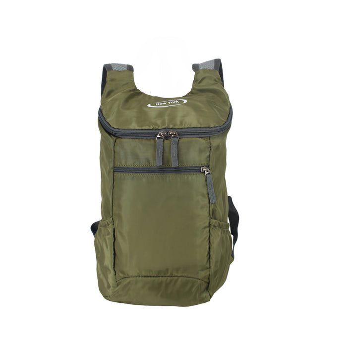 B-B 11039 Packable Backpack 16"- Green