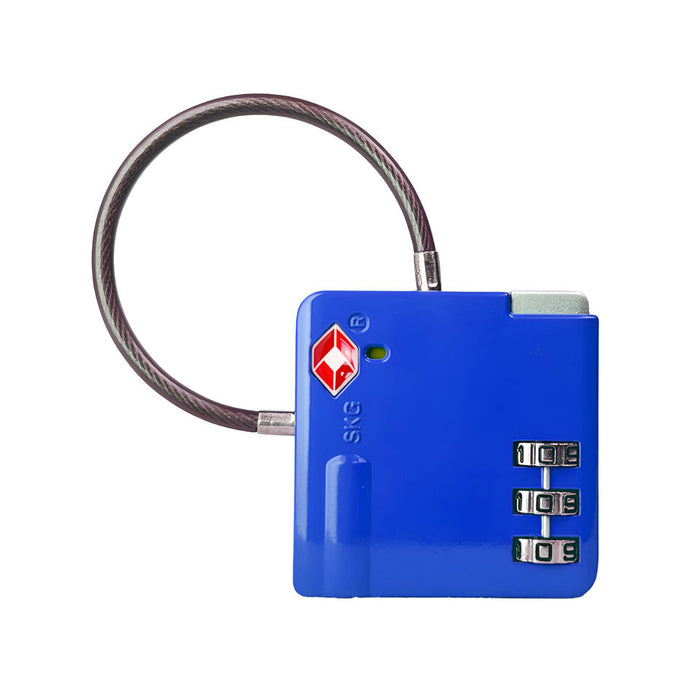 SKG 529B TSA 3-Dial Lock-Royal Blue