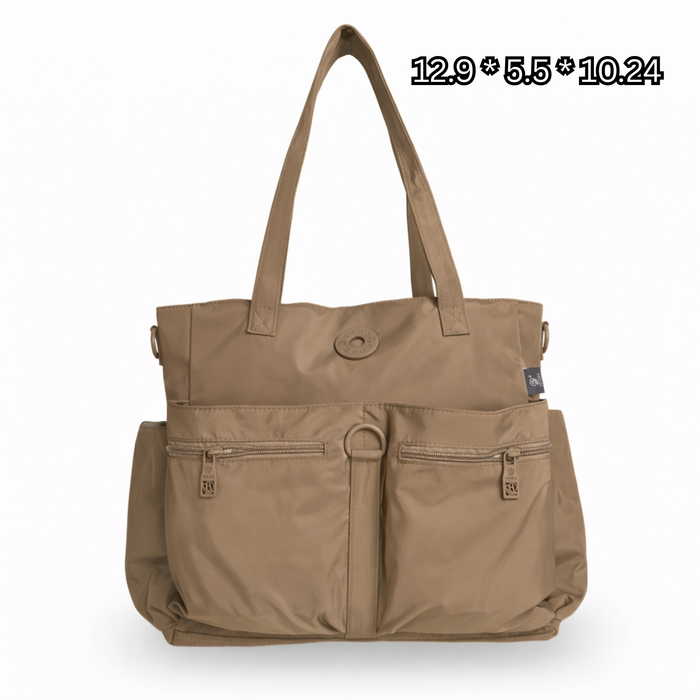 BoBo Handbag & Crossbody Bag with External Pockets – Everyday Multi-Compartment Shoulder Purse