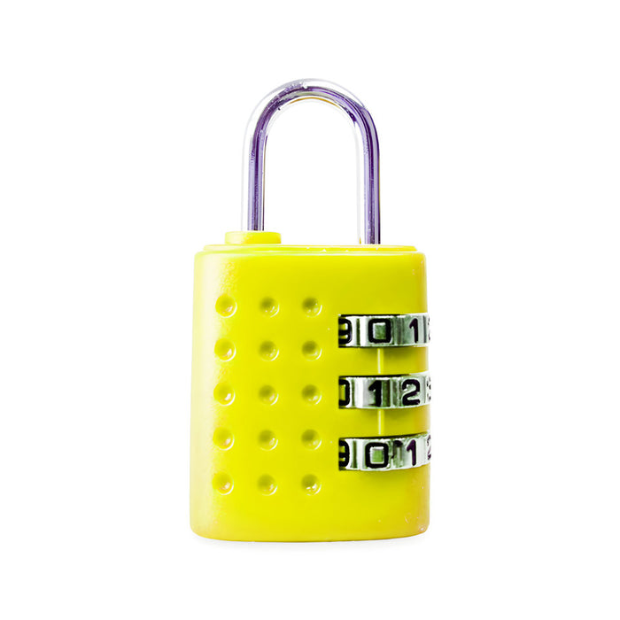 SKG 522 3-Dial Lock-Yellow