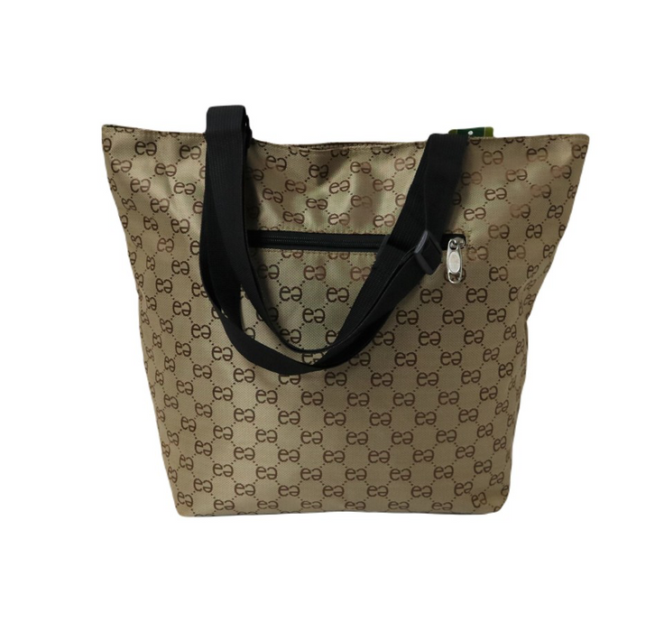 Tote Bag Khaki 15 Inch Everyday Travel Shoulder Carry All Bag 09005E