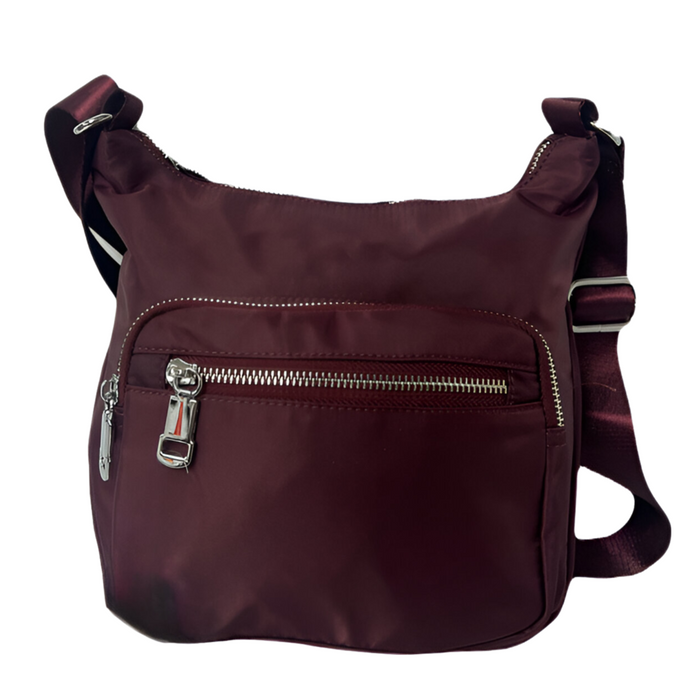 C-TB 19061 Crossbody Bag-Burgundy