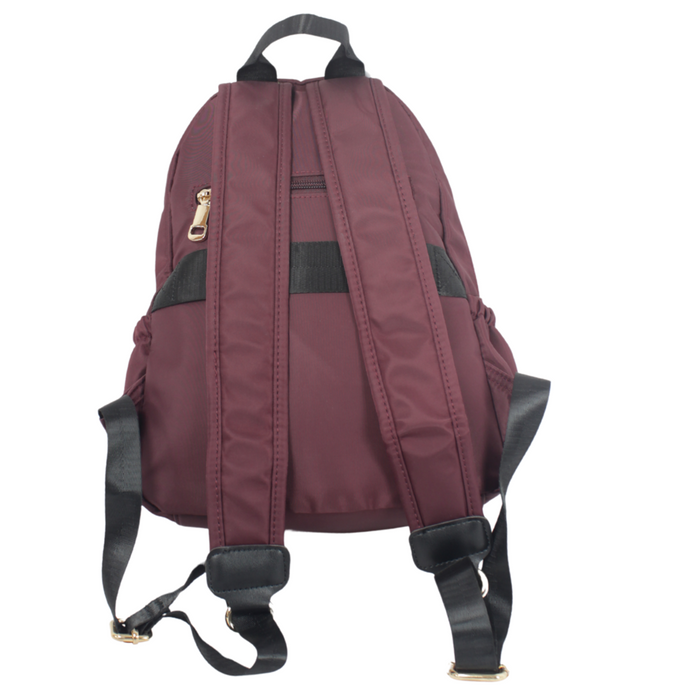 Mini Backpack Brown 12 Inch Small Travel Casual Daypack School Bag B2007