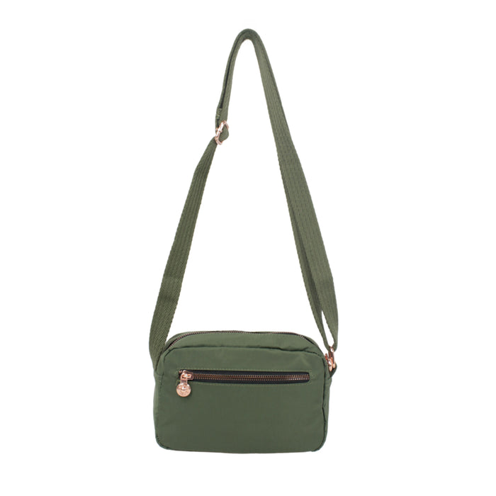 C-B 8716 Cross Body Bag-Green