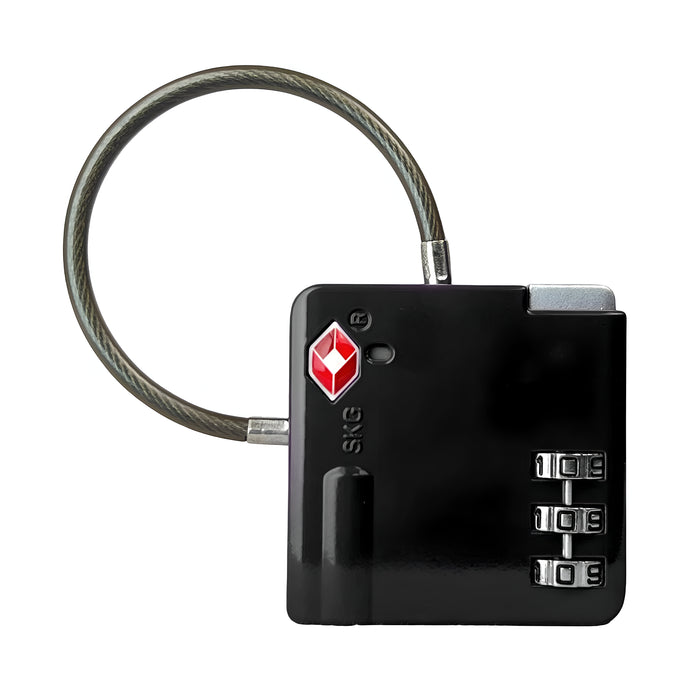SKG 529B TSA 3-Dial Lock-Black