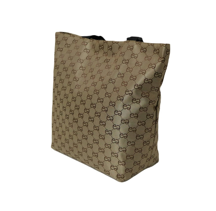 T-09005-E 15" Tote Bag-Khaki