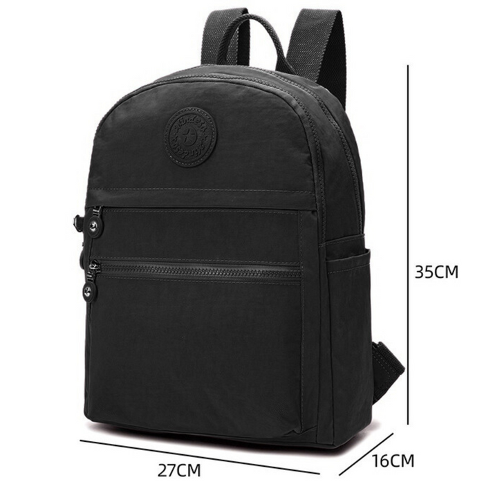 Backpack Black 13 Inch Small School Bookbag Casual Travel Daypack B8636