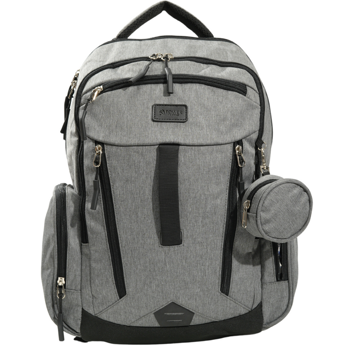 B-2626 Backpack 18"-Grey