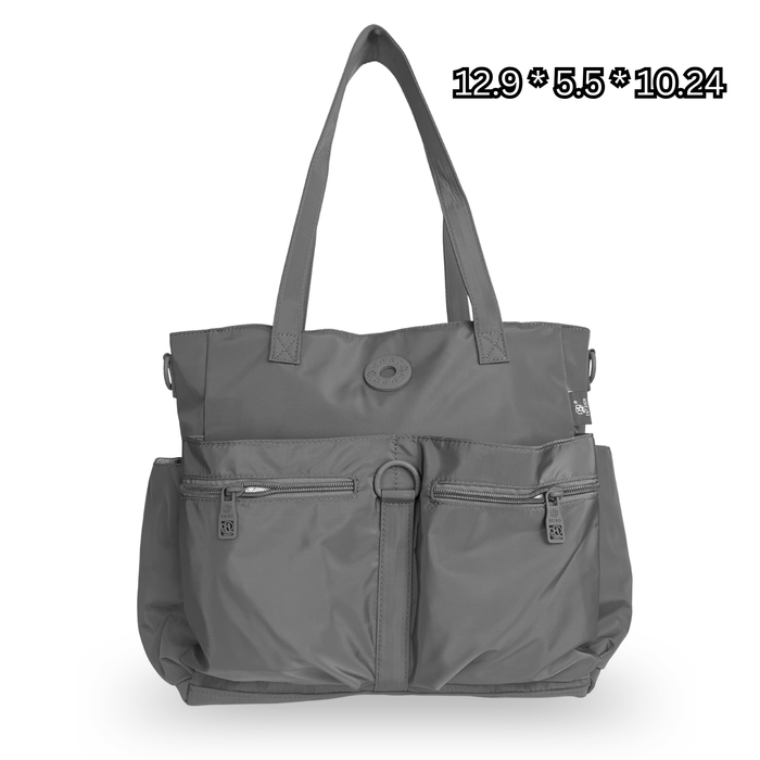 BoBo Handbag & Crossbody Bag with External Pockets – Everyday Multi-Compartment Shoulder Purse