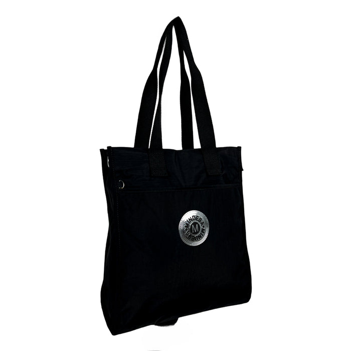 T-B 8753 Tote & Cross Body Bag-Black