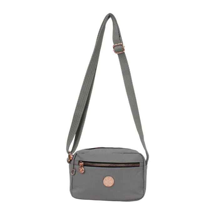 C-B 8716 Cross Body Bag-Grey