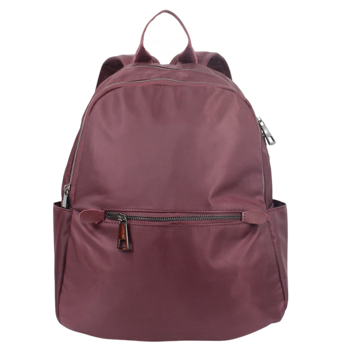 14.5 Inch Backpack Brown School Bookbag Commuter Travel Daypack B2006